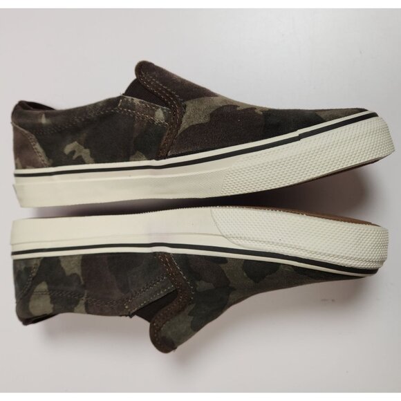 New G.H. Bass & Co. Pilot SP17 Suede Leather Camo Slip-On Shoes Mens 8.5M - Picture 2 of 16